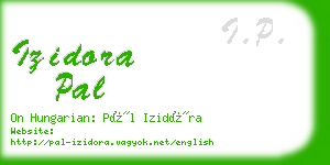 izidora pal business card
